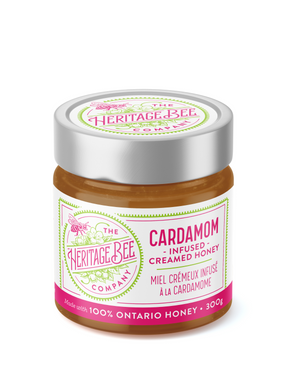 Cardamom Creamed Honey Made in Canada